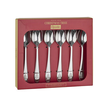 Christmas Tree Dessert Spoons Set of 6